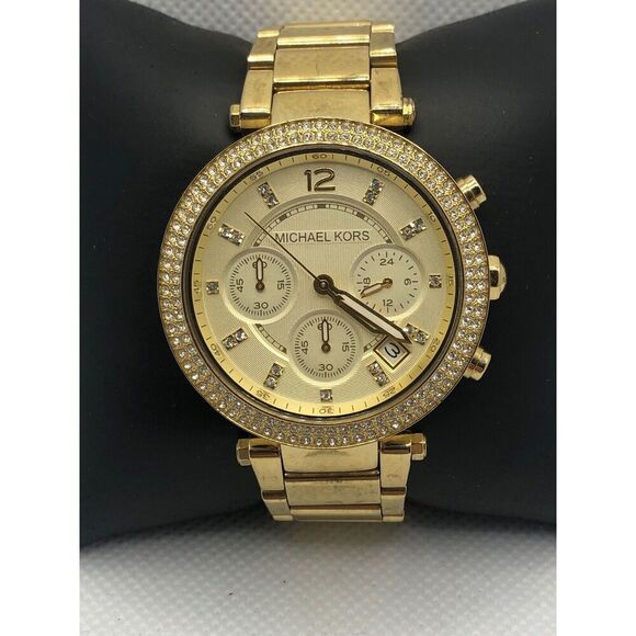 Michael Kors MK5354 Women Stainless Steel Analog Dial Quartz Genuine Watch LP109 - Picture 1 of 9